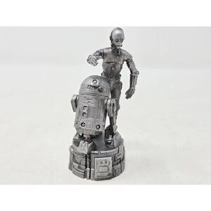 STAR WARS 2005 SAGA EDITION CHESS SET REPLACEMENT SILVER R2-D2 C-3PO ROOK